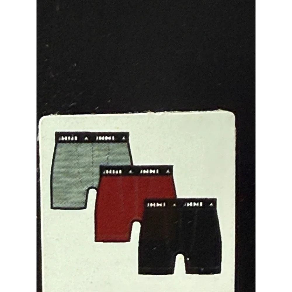 Jordan Flight Cotton Stretch Boxer Briefs 3 Pack Black Grey Red JM0622-H24